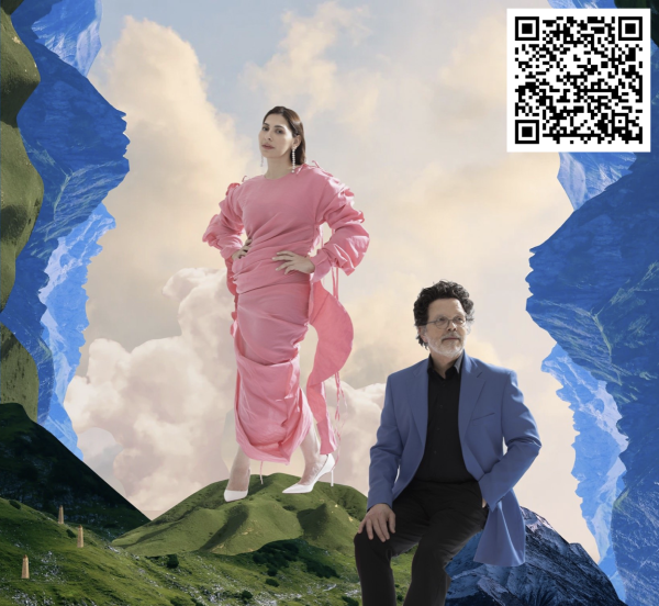 Bella Adamova Michael Gees met QR code