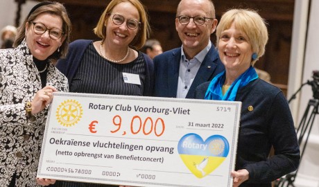 Opbrengst Benefietconcert 'Hulp aan Oekraïne'